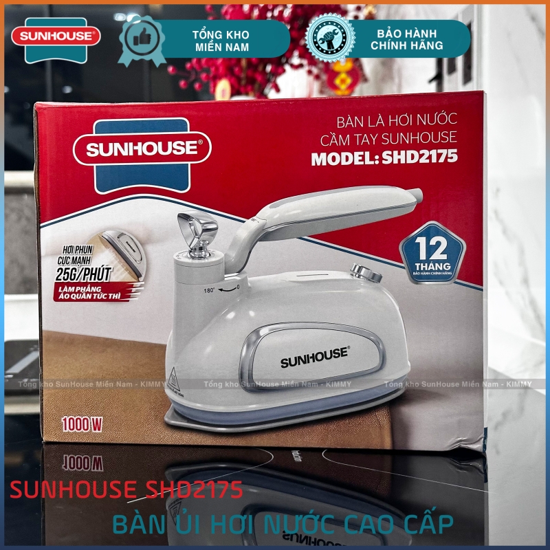 Bàn ủi hơi nước cao cấp Sunhouse SHD2175